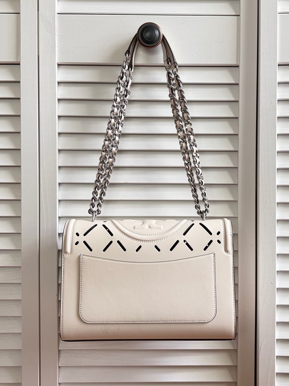 Tory Burch Fleming Convertible Shoulder Bag New Ivory - Picture 2 of 10